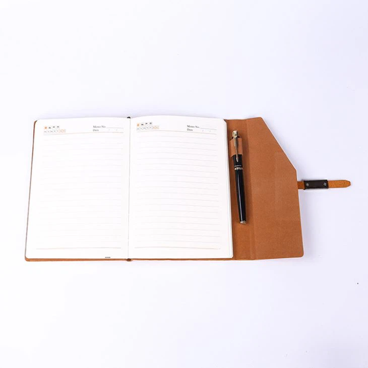 Notebook With Pen For Business Meeting